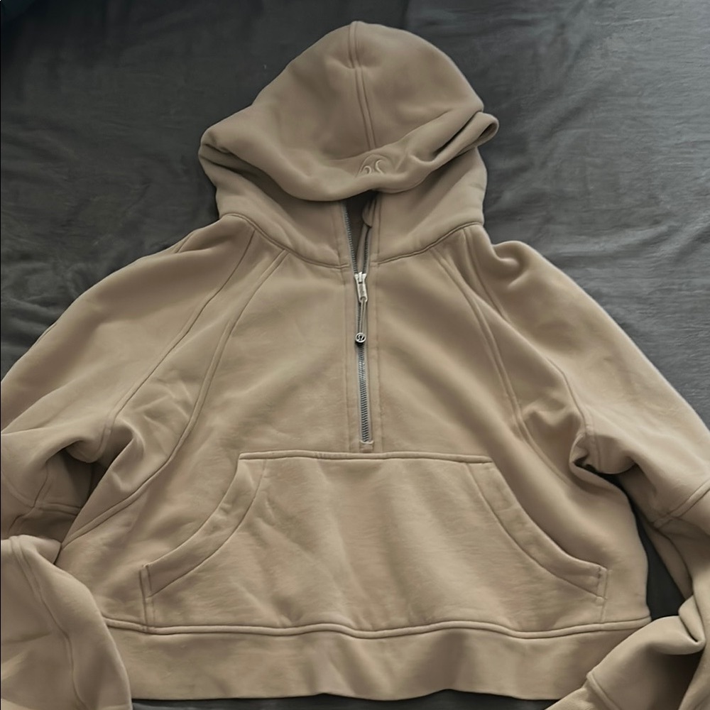 Lululemon Cropped Scuba Half Zip